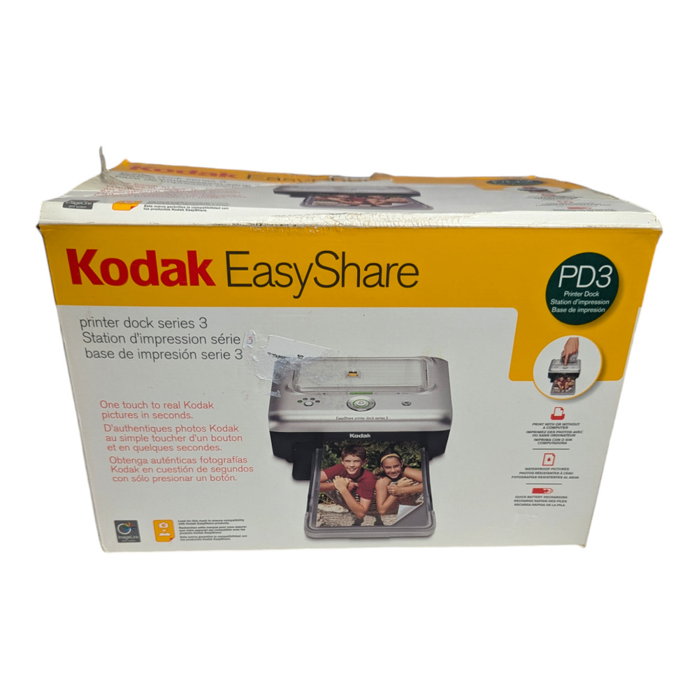 Kodak EasyShare PD3 Photo‎ Printer Doc Series 3 Print One Touch TESTED